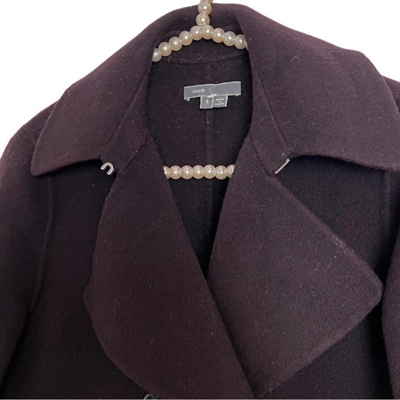 VINCE Wool Double Breasted Short Pea Coat as seen on Taylor Swift Size Small - Picture 3 of 7